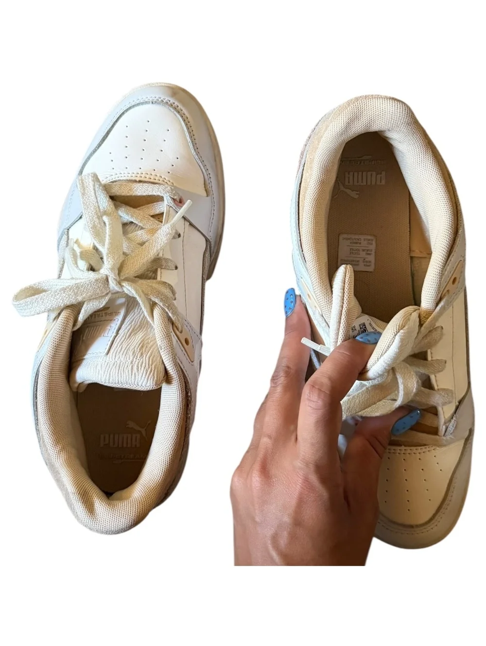 Puma Slipstream Thrifted White Sneakers